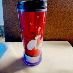 Starbucks 2011 Christmas travel cup for the dog lover